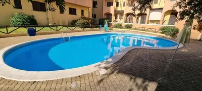 Piscina di Perla Apartment con vista mare o nelle vicinanze