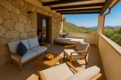 Paesaggio naturale nelle vicinanze della casa vacanze