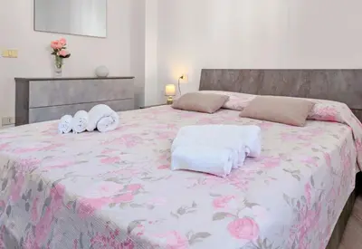 Letto o letti in una camera di Nido Di Olbia
