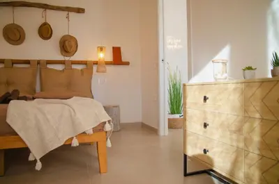 Letto o letti in una camera di Rena & Agua Apartments