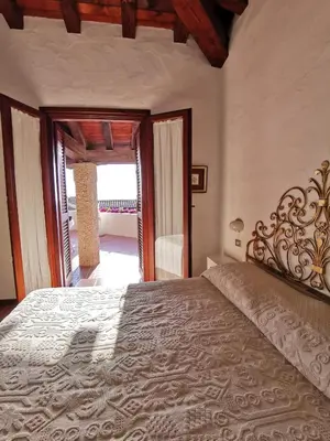 Letto o letti in una camera di Cozy Villa with wonderful view in Puntaldia