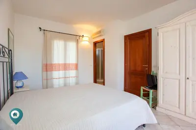 Letto o letti in una camera di Verde Mela