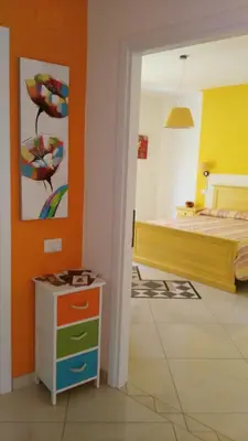 Letto o letti in una camera di B&b Sa Zodia Guest House