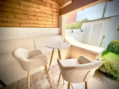 Area soggiorno di bbolbia - bed and breakfast