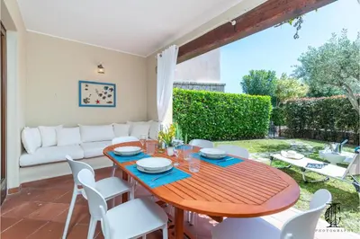 Area soggiorno di Il Borgo 20 D4 700m From The Beach - Happy Rentals