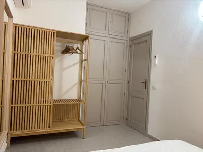 Letto o letti in una camera di Alga House