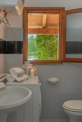 Bagno di Outstanding Residenze Gallura 2Bedrm sleep 6 plus possible additional Child bed