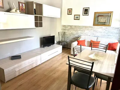 Area soggiorno di Isalle house