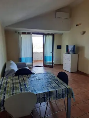 TV o dispositivi per l'intrattenimento presso La terrazza sul mare