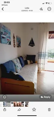 Letto o letti in una camera di Moys apartment sea view olbia