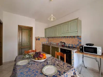 Cucina o angolo cottura di La Casetta Di Greise