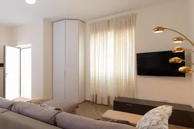 TV o dispositivi per l'intrattenimento presso Casa Marina con Patio by Wonderful Italy