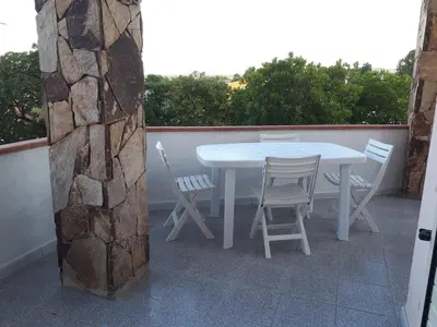 Balcone o terrazza di Marelìa holiday apartment in La Caletta