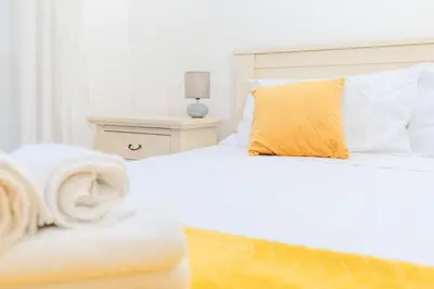 Letto o letti in una camera di Felix House 1