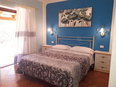 Letto o letti in una camera di B&B Da Sabrina