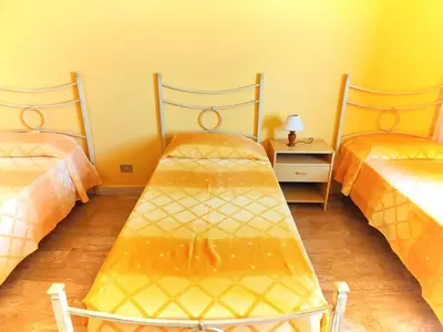 Letto o letti in una camera di Appartamento Neruda