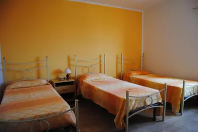 Letto o letti in una camera di Appartamento Neruda