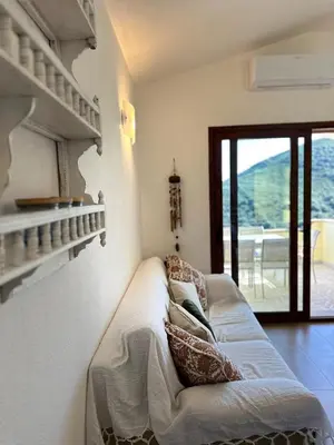 Letto o letti in una camera di Casa Nuditta