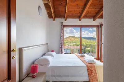 Letto o letti in una camera di Corte di Gallura
