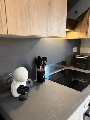 Cucina o angolo cottura di La Casetta di Seby - Appartamento moderno a Olbia