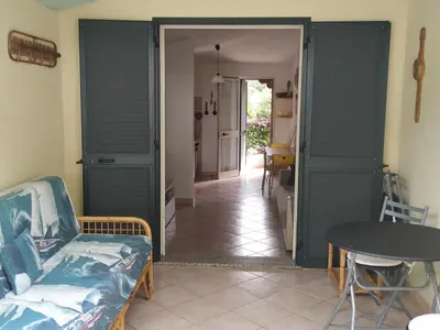 Area soggiorno di Casa Glicine