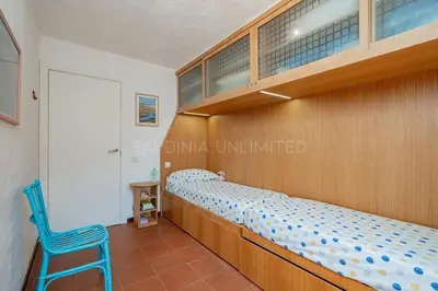 Letto o letti in una camera di Villetta Elan Blu