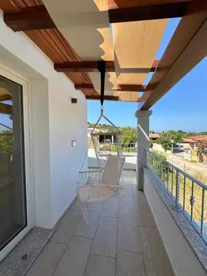 Balcone o terrazza di Arvèschida, Vacanze di vita lenta sul mare