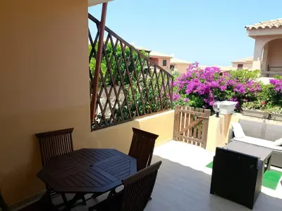 Balcone o terrazza di Cozy studio in Baia de Bahas