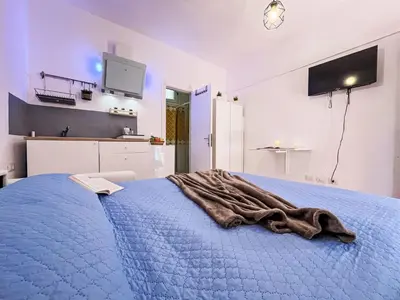 Letto o letti in una camera di Apartment Mono 0-8-M Marineledda by Interhome