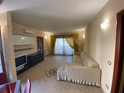 Letto o letti in una camera di Appartamento del Corso Vittorio Veneto