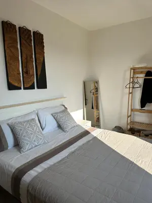 Letto o letti in una camera di Chambre privée