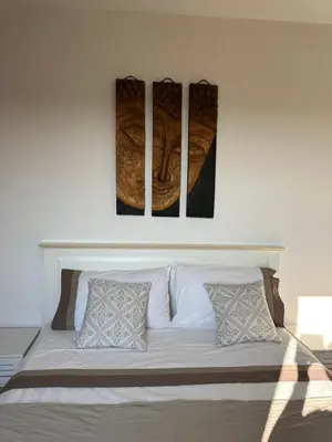 Letto o letti in una camera di Chambre privée