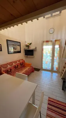 Area soggiorno di Casa Tamerici