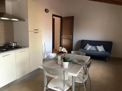 Cucina o angolo cottura di Bilocale Smeraldo a pochi minuti dal mare