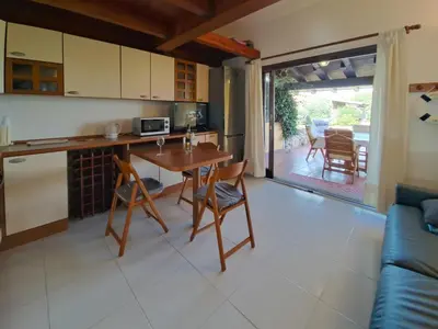 Cucina o angolo cottura di La Casa di Marco Villaggio Liscia Eldi San Teodoro