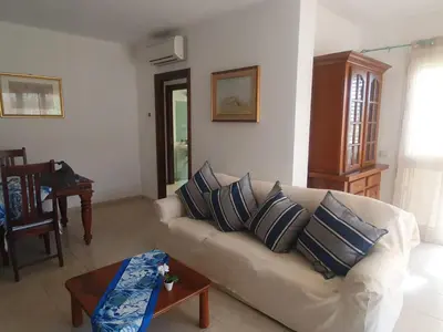 Area soggiorno di Horus house