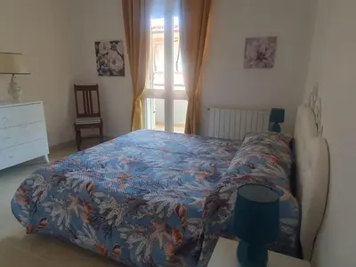 Letto o letti in una camera di Horus house