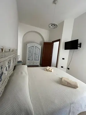 Letto o letti in una camera di Casa La Pavoncella