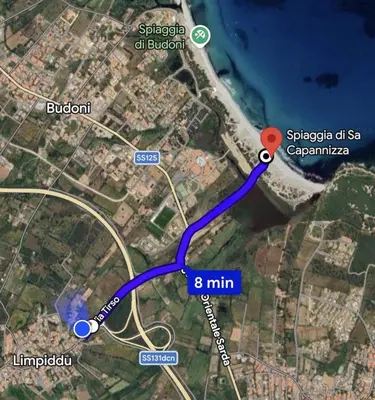 Planimetria di Casa Lucia vicino al mare