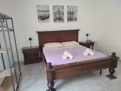 Letto o letti in una camera di Family & Friends - Ground floor - Fully equipped - 15 minutes drive by car to the seaside