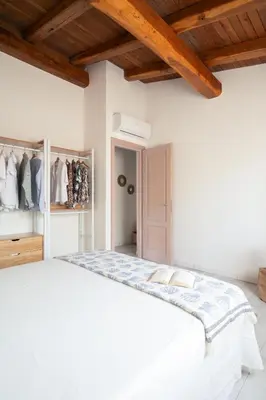 Letto o letti in una camera di Casa Esmeralda