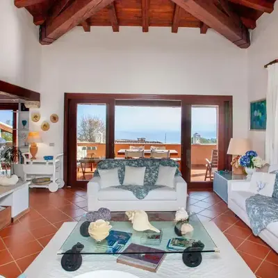 Villa Briziola - Puntaldia - vista mare e giardino