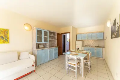 Cucina o angolo cottura di Relaxing BaiaDeBahas 1BedApt Bilo4 sleeps4 SeaView