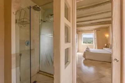 Letto o letti in una camera di Relaxing BaiaDeBahas 1BedApt Bilo4 sleeps4 SeaView