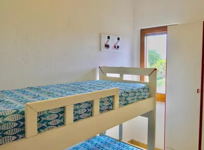 Letto o letti in una camera di ISS Travel - Domo Cytonia 2-bedrooms apartment with private fenced terrace