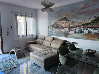 Area soggiorno di Anto's House 2 bedroom Gulf View home with Jacuzzi