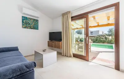 TV o dispositivi per l'intrattenimento presso Pet Friendly Home In San Teodoro