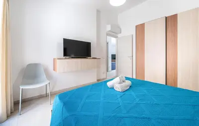 Letto o letti in una camera di Pet Friendly Home In San Teodoro