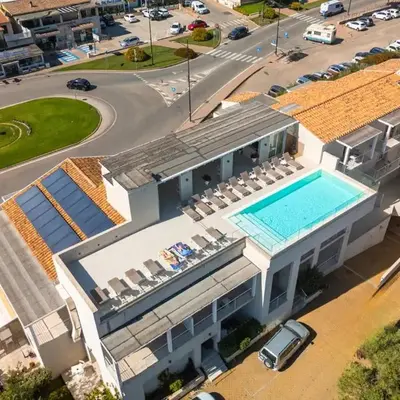 Hotel with panoramic swimming pool in Porto San Paolo just 850 mt from the sea