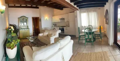 Area soggiorno di Casa Fabiana